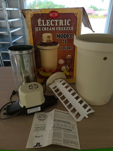 rcw electric ice cream freezer