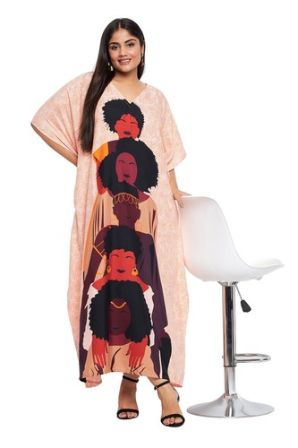 Women Kaftan Plus Size Hippie Boho Dress Kimono Long Maxi Summer Beach Sundress - 第 72/122 張圖片