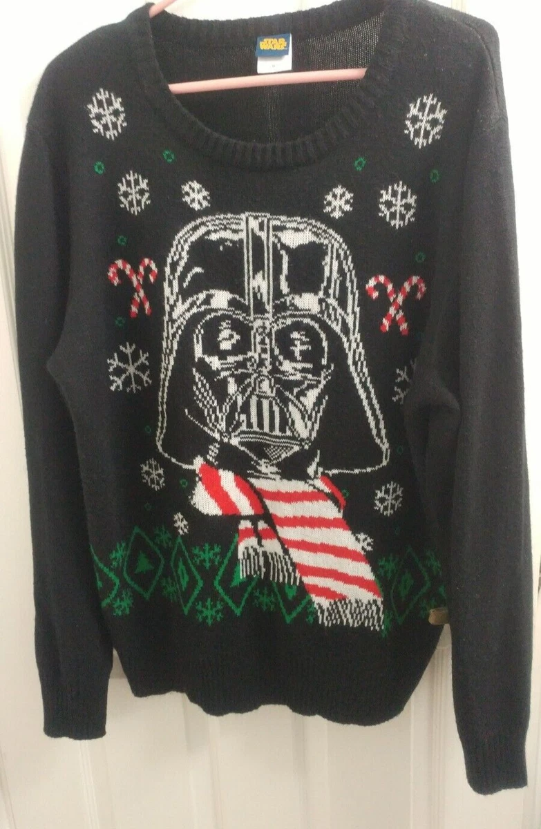 Light up star 2025 wars christmas sweater