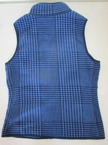 Studio Works Sport Women's Reversible Blue Fleece Vest w/Pockets Size S - Picture 4 of 10
