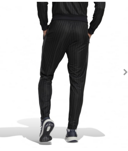 Adidas Tiro Men's Track / Soccer Pants VIP Black Striped HC1306 Size S or M - Picture 2 of 4