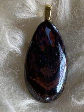 14.31 CT Natural Australian Boulder Opal Oval Multicolor Pendant