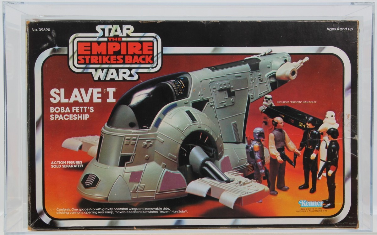 Vintage Star Wars 1981 Slave 1 W/Bo Complete Kenner Empire Strikes