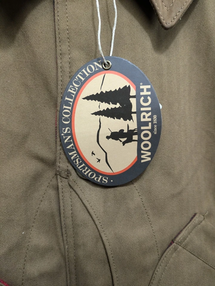 WOOLRICH Sportsman Canvas/Suede Yellowstone Hunting Shooting Jacket Mens XXL 2XL - Image 2 of 4