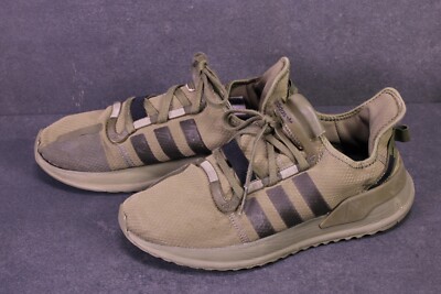 Adidas Sneaker U_Path Run Herren Sportschuhe Gr. 42 khaki grün schwarz BS246