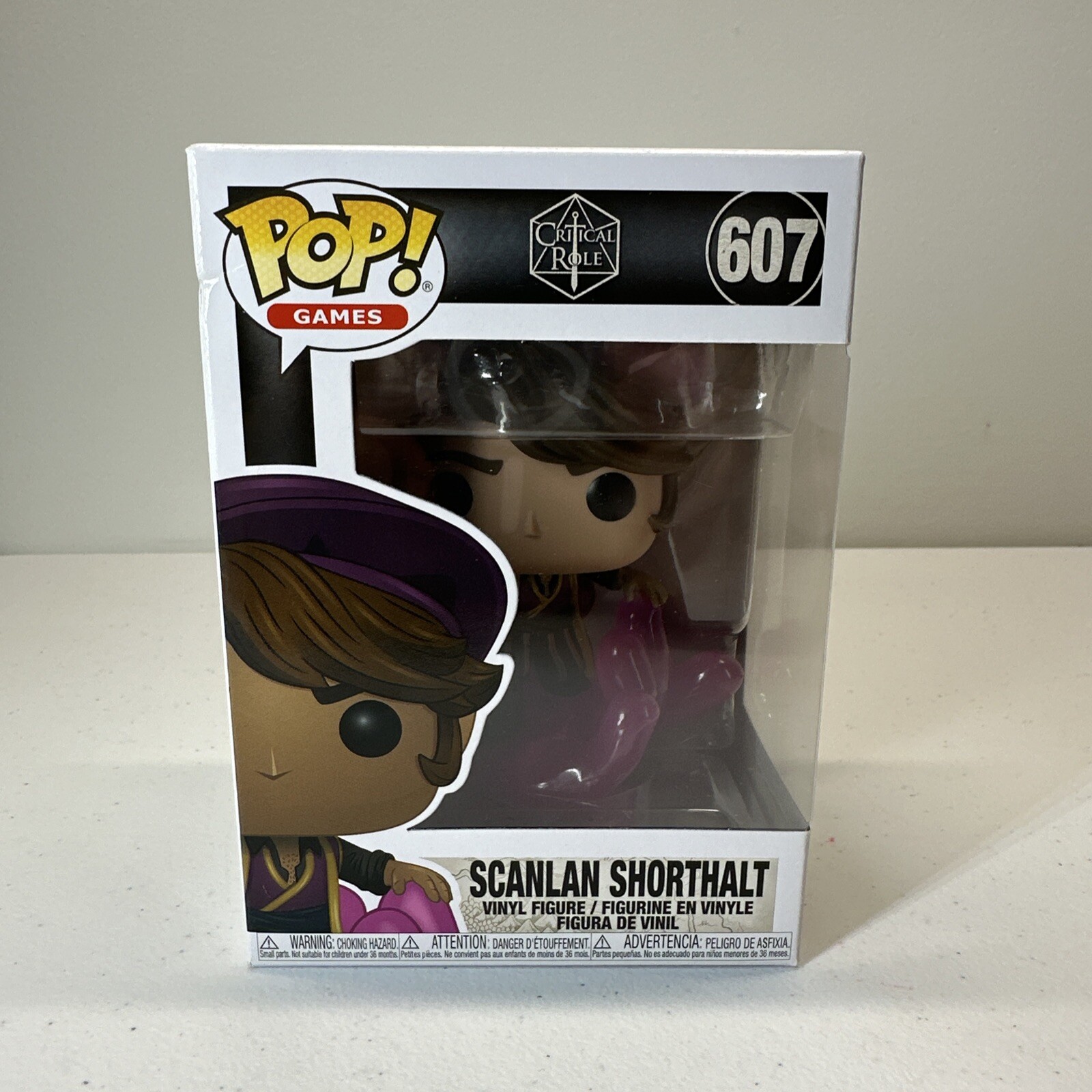 Funko Pop! Games: Critical Role, Scanlan Shorthalt #607 Vinyl Figure — New Nib