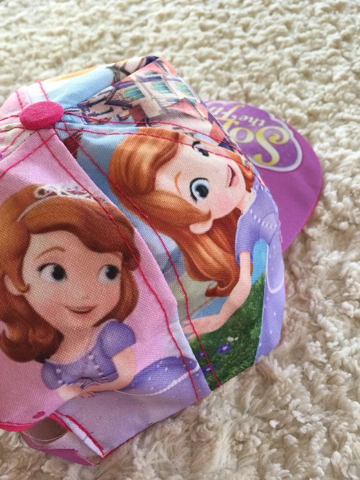 Disney SOFÍA LA PRIMERA Niñas Púrpura Rosa Princesa Conejito Sombrero Niños Talla Única Foto 4 de 4