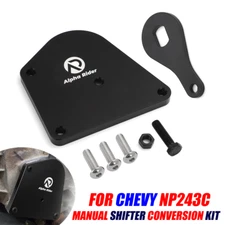 Transfer Case Manual Shifter Conversion Kit Black For Chevy NP243C Transfer Case