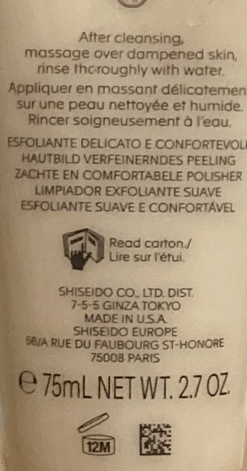 Pulidora Waso Soft Plus de Shiseido para mujer - Exfoliante de 2,7 oz Foto 4 de 4