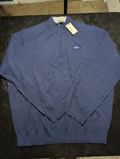 NWT MEN'S PETER MILLAR 1/4 ZIP SWEATER, SIZE: XL, COLOR: NAVY M22