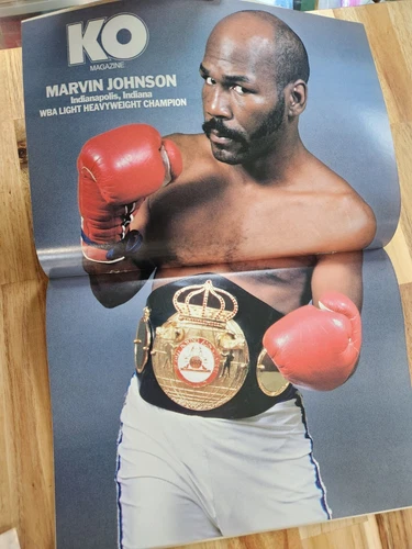 KO Boxing Sport Magazine February 1987 Honeyghan Curry Czyz Marv Johnson Poster  - 画像5/8
