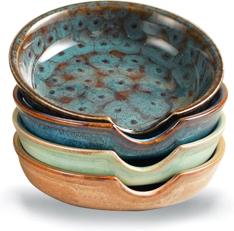 Ceramic Spoon Rest for Stove Top, Utensil Rest for Kitchen Counter, Spoon Hol... - Imagen 2 de 4