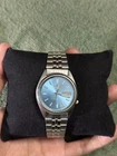 Vintage Seiko 5 7009 Automatic Ice Blue Dial Day-Date Men’s Wrist Watch