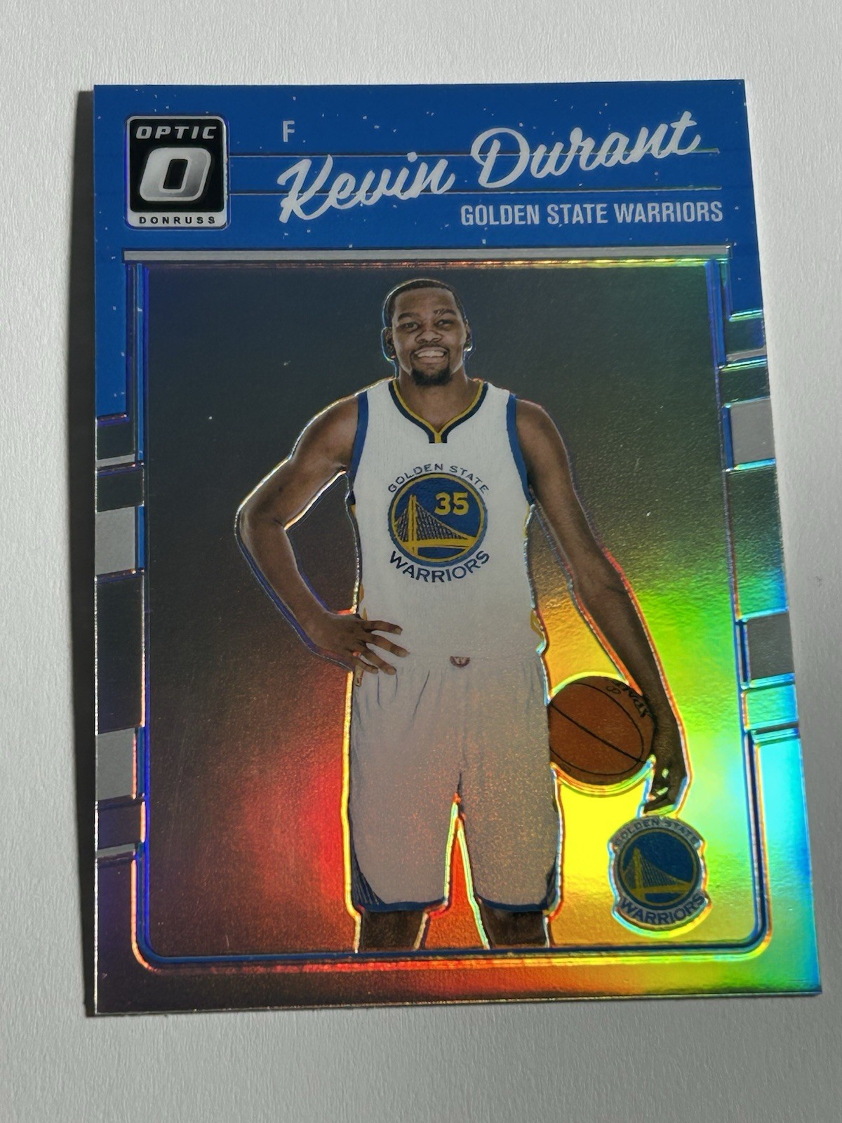 2016-17 Donruss Optic Kevin Durant Holo Silver Prizm