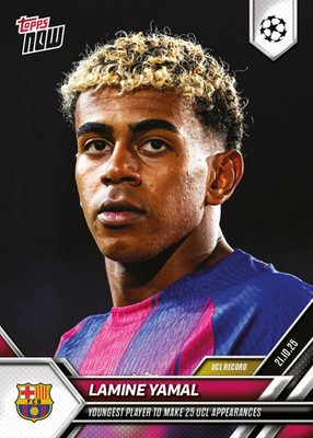 Lamine Yamal FC Barcelona 2025-26 UCL Topps NOW® - Card 33 | eBay