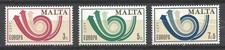 Europa 1973 Malte Yvert n° 474 à 476 neuf ** MNH