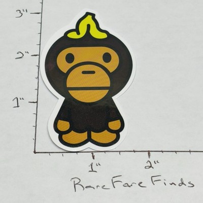 NEW‼ Bathing Ape Baby Milo BAPE Sanrio Ape Vinyl Decal Sticker • w