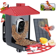 Osoeri Bird Feeder with Camera, Smart AI Identify Wild Bird Feeders Camera, 1...