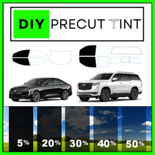 Diy Precut Premium Ceramic Window Tint Fits Any Cadillac 2000-2026 Front Two Diy Precut Premium Ceramic Window Tint Fits Any Cadillac 2000-2026 Front Two