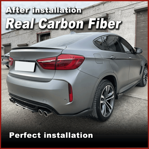 Carbon Diffusor Heckdiffusor Splitter Flap Heckschürze für BMW F85 X5M F86 X6M - Picture 4 of 12