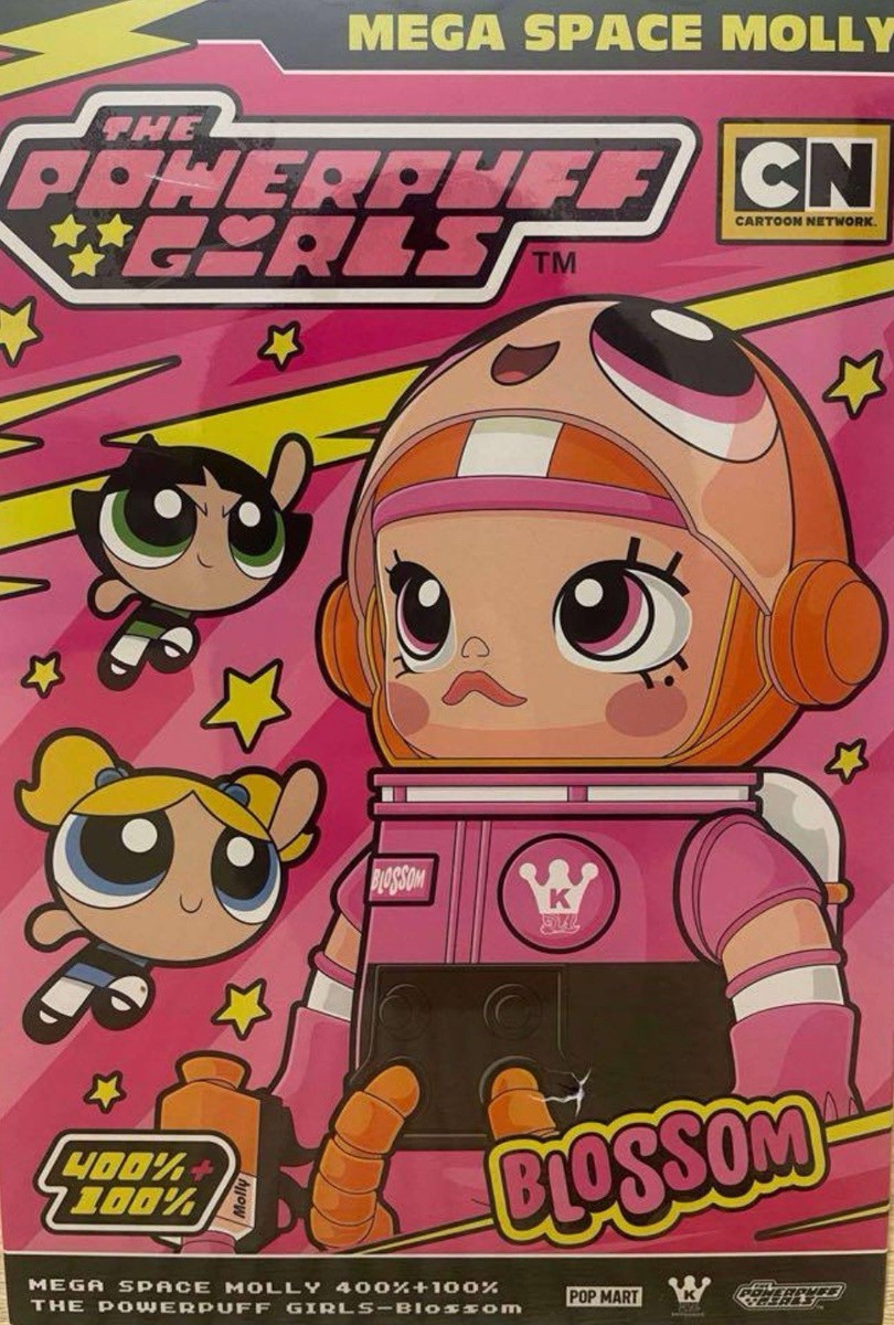 その他 Popmart SPACE MOLLY THE POWERPUFF GIRLS pop mart mega 400 space molly The Powerpuff Girls (Blossom