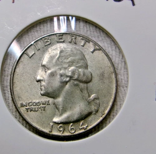 1964 D SILVER Washington Quarter #AA94