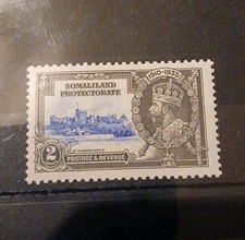 Somaliland 1935 Silver Jubilee 2a deep blue & Slate  (sg87) mounted mint