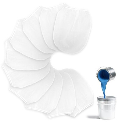 10 PCS Paint Filter Bags, 5 Gallon White Fine Mesh Strainer