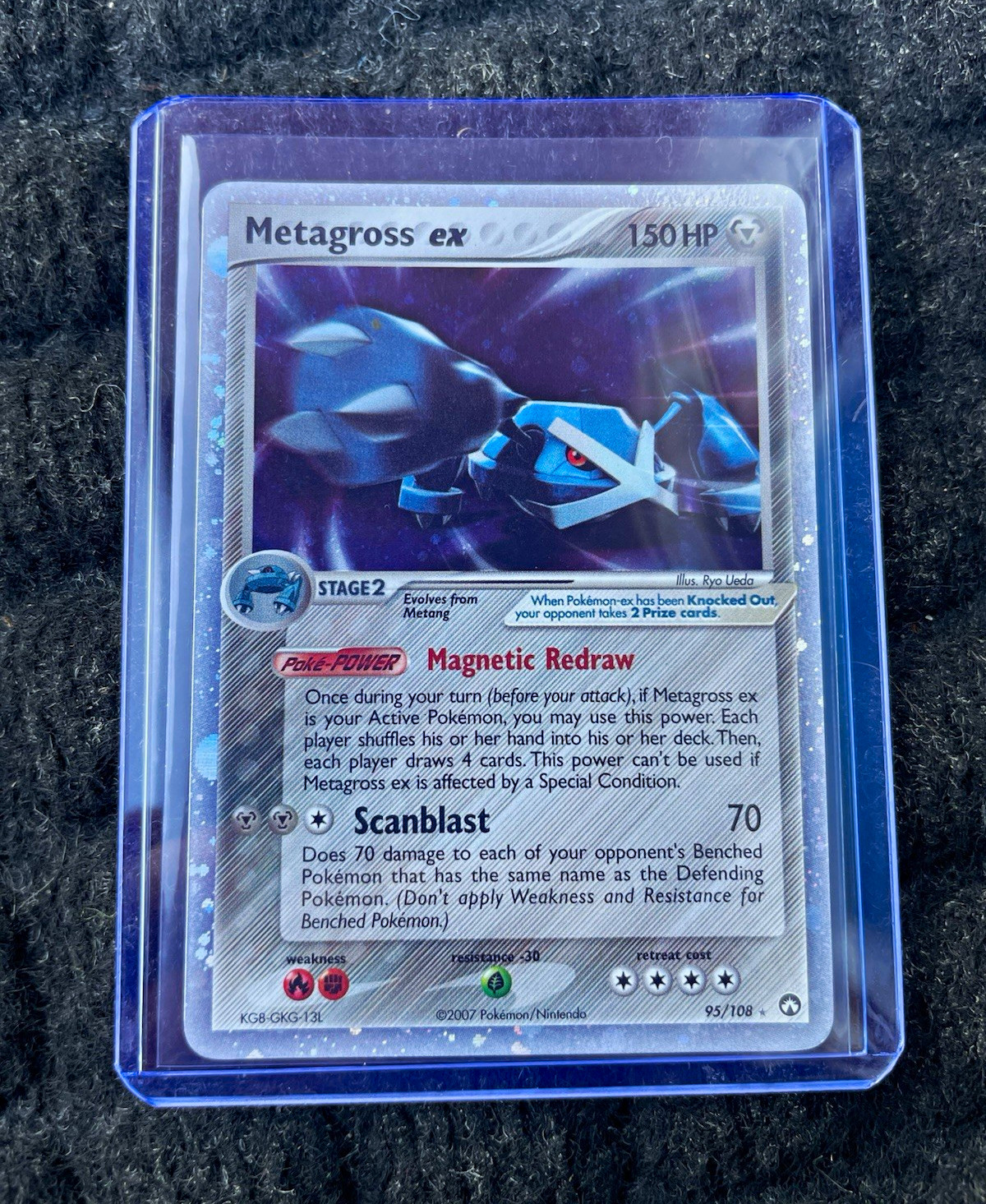 Nintendo Pokemon TCG Metagross ex EX Power Keepers 95/108 Holo 150 HP 2007