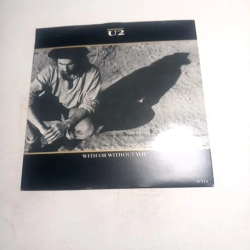 U2 With Or Without You Vinyl 1987 Single Island Records Classic Rock 7 Inch