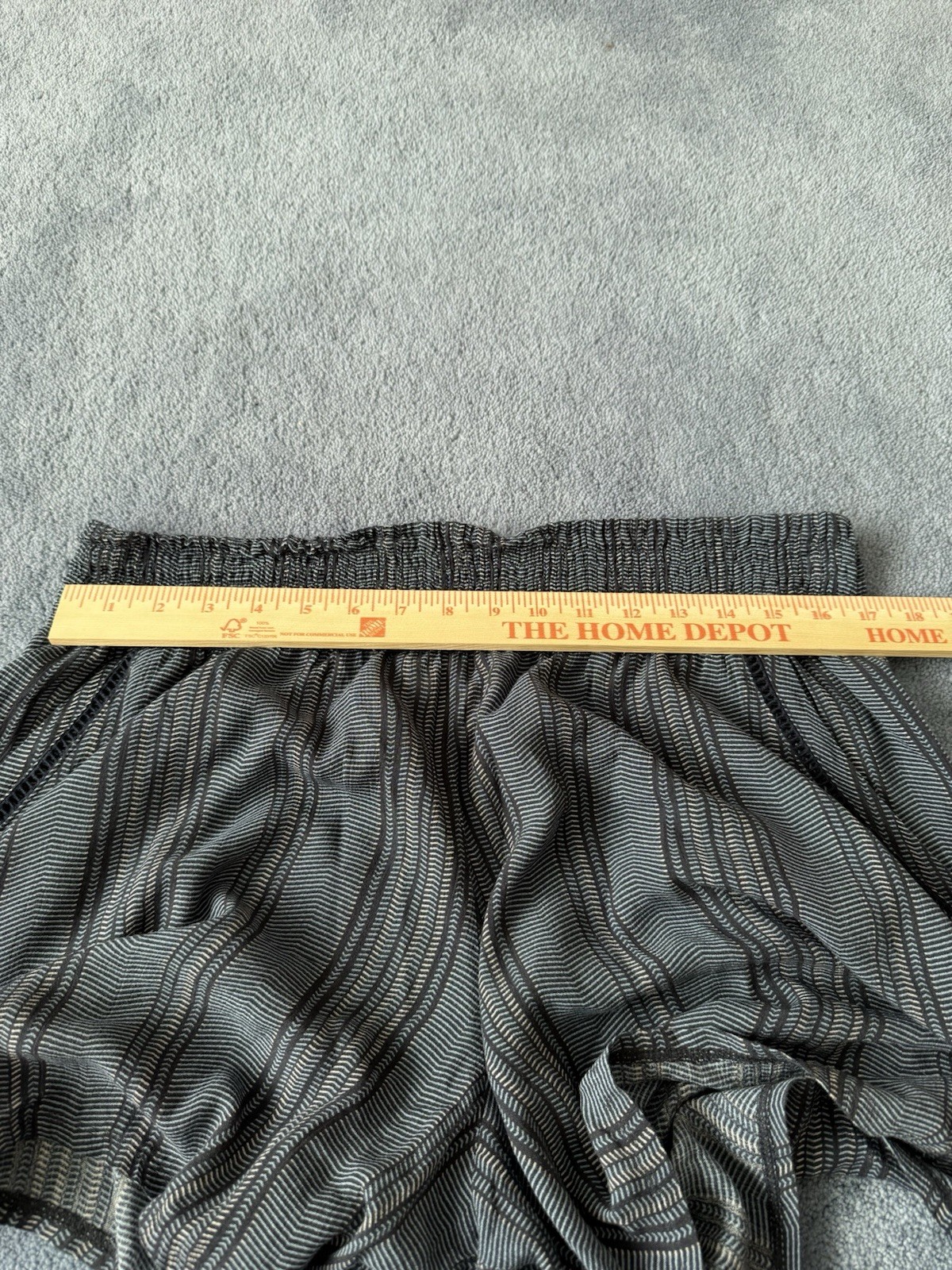 Three Dots Blue Striped Pattern Elastic Waist Wom… - image 4