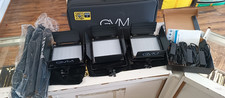 Set of 3 Great Video Maker GVM 800D-RGB STUDIO LIGHT PANELS w/ Stands, Bag