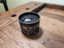 Rolling Stones Stainless Steel Stress Ring Tour Collection sz 10.5