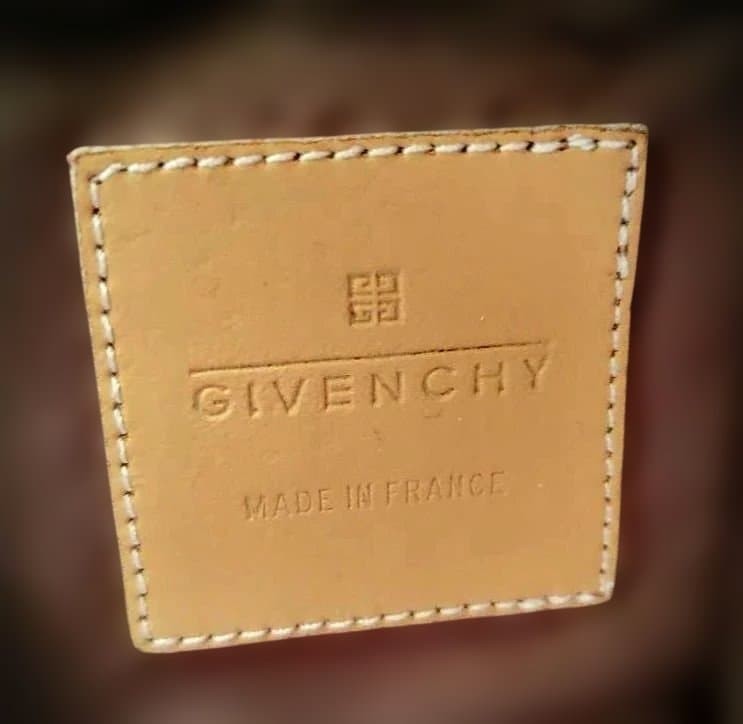 Givenchy Diamond Pattern Canvas Leather Tote Bag … - image 6