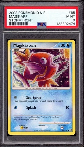 2008 Pokémon Diamond & Pearl Stormfront Magikarp #65 PSA 9 MINT