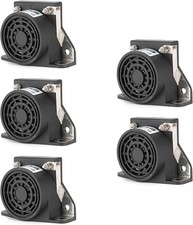 5-Pack Backup Alarm for Trucks 12V-48V DC 107dB IP67 for Semi Truck Forklift RV