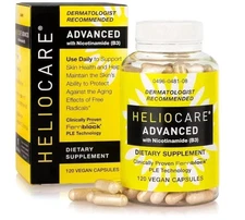 Heliocare Advanced with Nicotinamide B3 Skin Health 120 Capsules free shipping