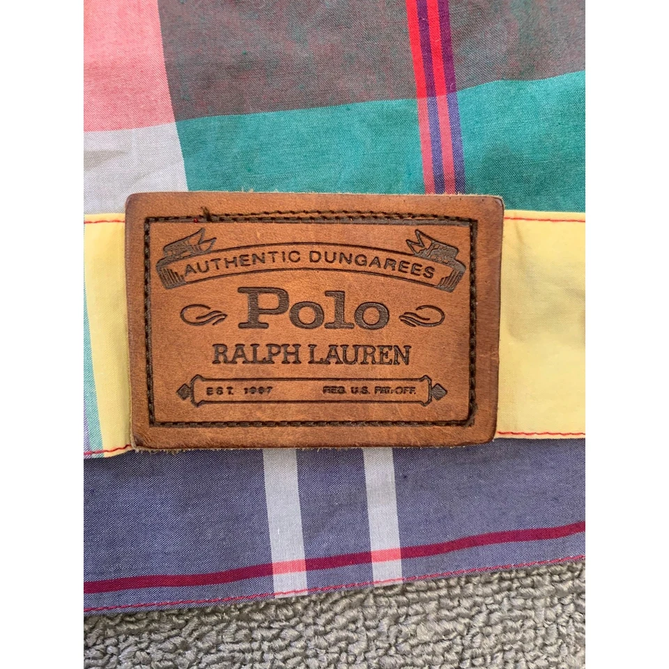 Chaqueta corta Polo Ralph Lauren Country para mujer mediana retazos a cuadros Foto 4 de 4