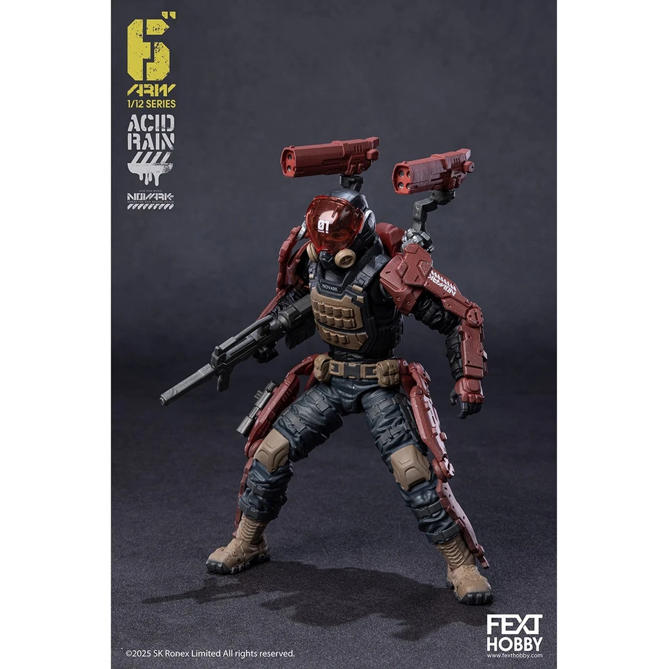 HIPLAY FEXT HOBBY Acid Rain World: Novark  1/12 Action Figure - Image 3 of 4