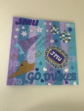 JMU Hand Painted Canvas