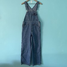 Calvin Klein Jeans Vintage Cotton Denim Y2K Overall Cargo Dungaree S Throwback