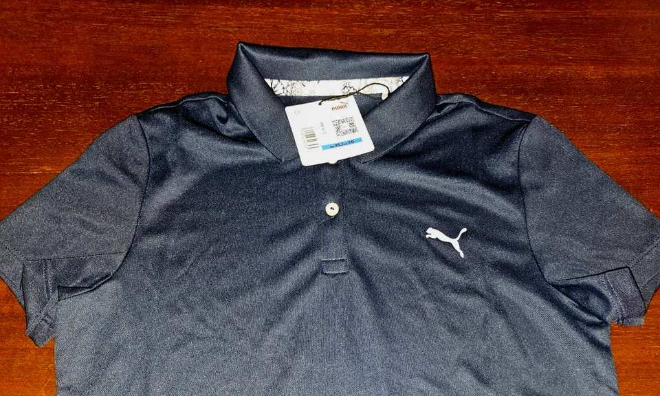 Polo Puma Niños Talla XL (18-20) Manga Corta Negro Nuevo con etiquetas Foto 2 de 4