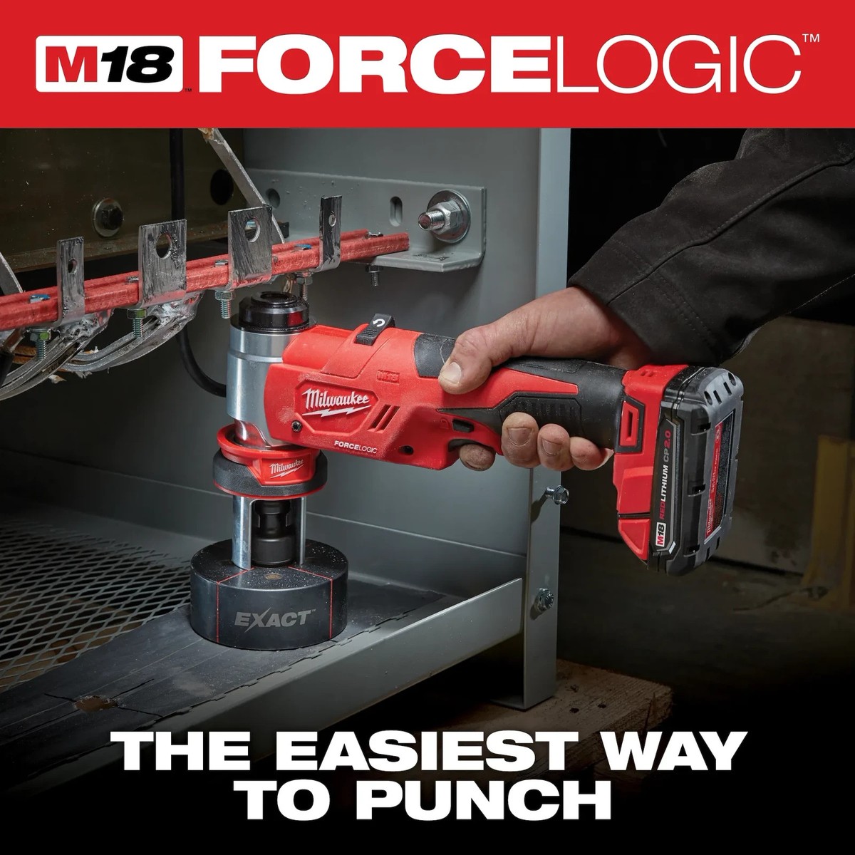 Milwaukee 2677-21 M18 FORCE LOGIC 6T Knockout Tool 1/2