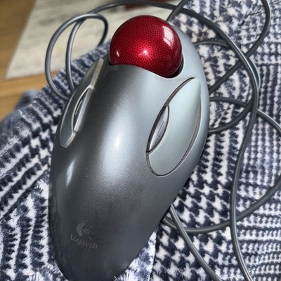 Logitech T-BC21 Ergonomische Marble Track Ball Maus
