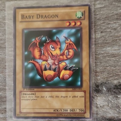Yu-Gi-Oh! Baby Dragon Metal Raiders 1st Edition MRD-061 Common 1200 ATK 700 DEF