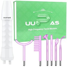 Hochfrequenz Gesichtsstab - UUPAS 6 in 1 Violett Tragbar Handgerät Hoch