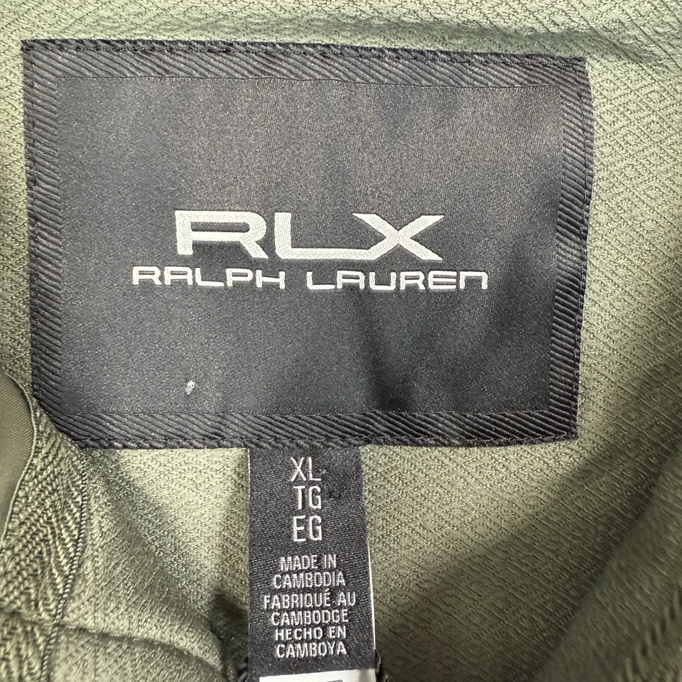 RLX Ralph Lauren Golf Full Zip Hybrid Jacket Hood Green Men's Size XL NWT $268 - Image 3 of 4
