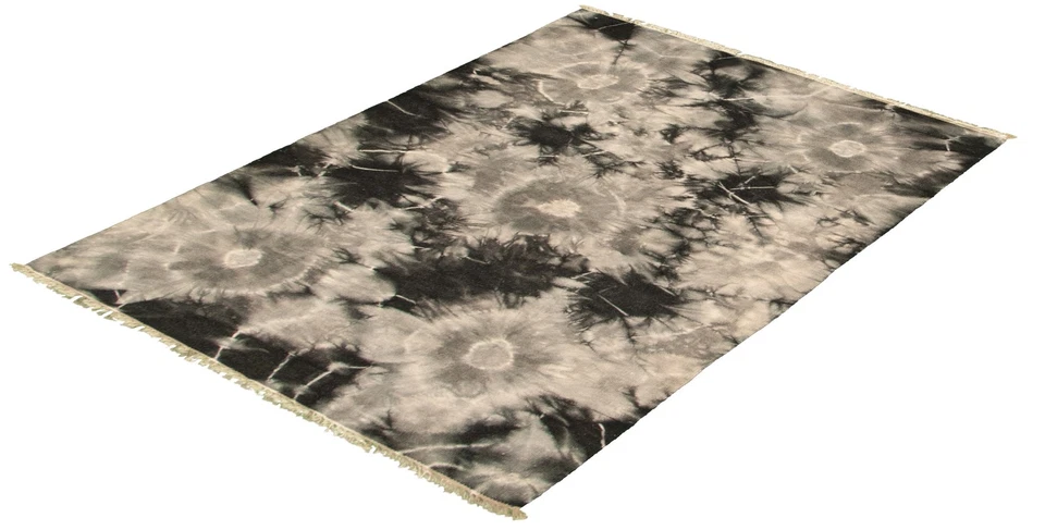 Traditional Vintage Hand Woven Oriental Carpet 4'4" x 6'6" Wool Kilim Area Rug - Image 3 of 4