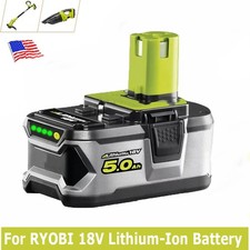 For Ryobi 18V P108 5.0Ah Battery Li-ion Compatible Power Tools P102 P107
