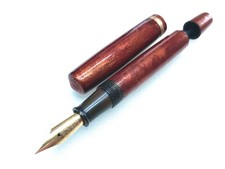 Vintage Füllfederhalter handgefertigt Urushi Lack aus Japan 12cm